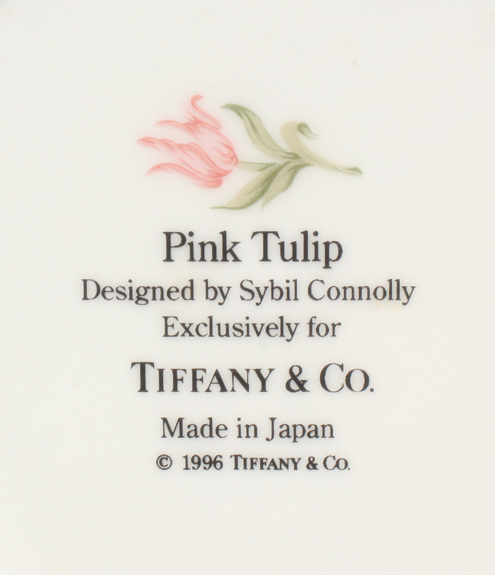 Tiffany & Co. カップ＆ソーサー 2客セット ペア ピンクチューリップ ティファニー