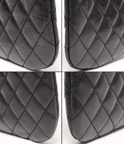 美品 シャネル ポシェット ショルダーバッグ 斜め掛け ココボタン マトラッセ レディース CHANEL