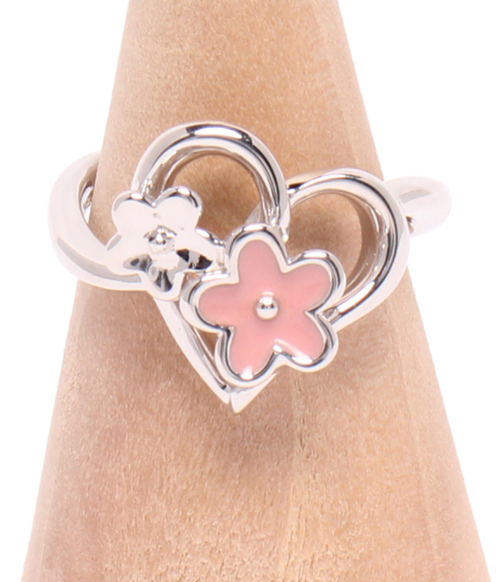 美品 Samantha Tiara リング 指輪 SV ハートモチーフ レディース SIZE 11号 サマンサティアラ