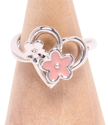 美品 Samantha Tiara リング 指輪 SV ハートモチーフ レディース SIZE 11号 サマンサティアラ