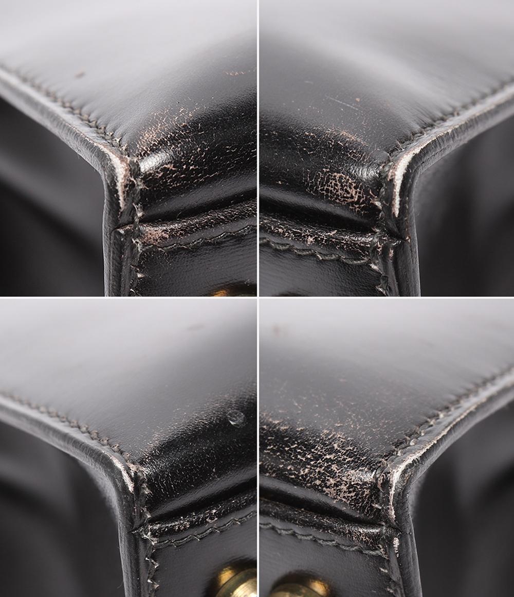 HERMES ハンドバッグ ゴールド金具 ボックスカーフ 〇L刻印 外縫い ケリー32 レディース エルメス