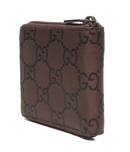美品 GUCCI ラウンドファスナー二つ折り財布 034 1408 0801 メンズ グッチ