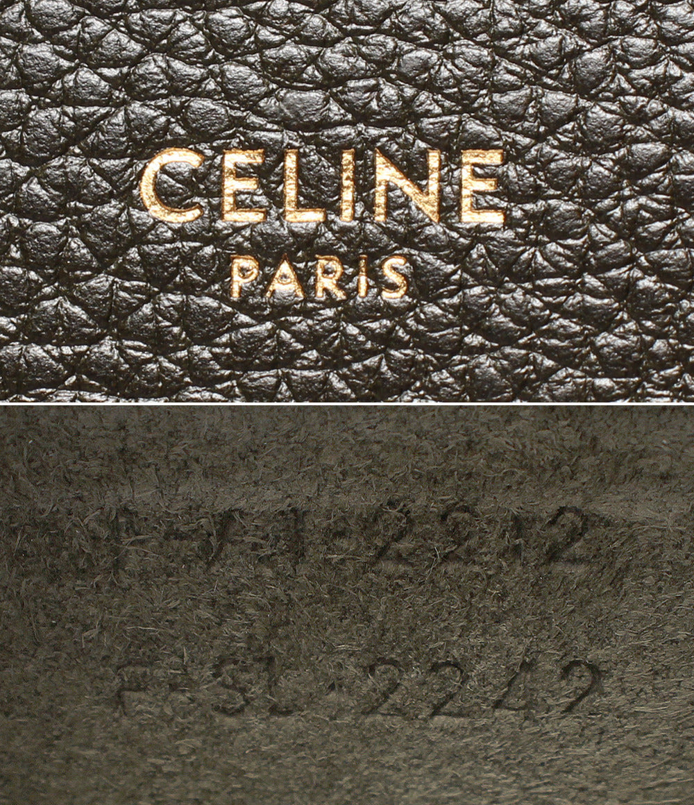 美品 CELINE 2WAYハンドバッグ ショルダーバッグ 斜め掛け ラゲージ ナノショッパー 189243DRU レディース セリーヌ