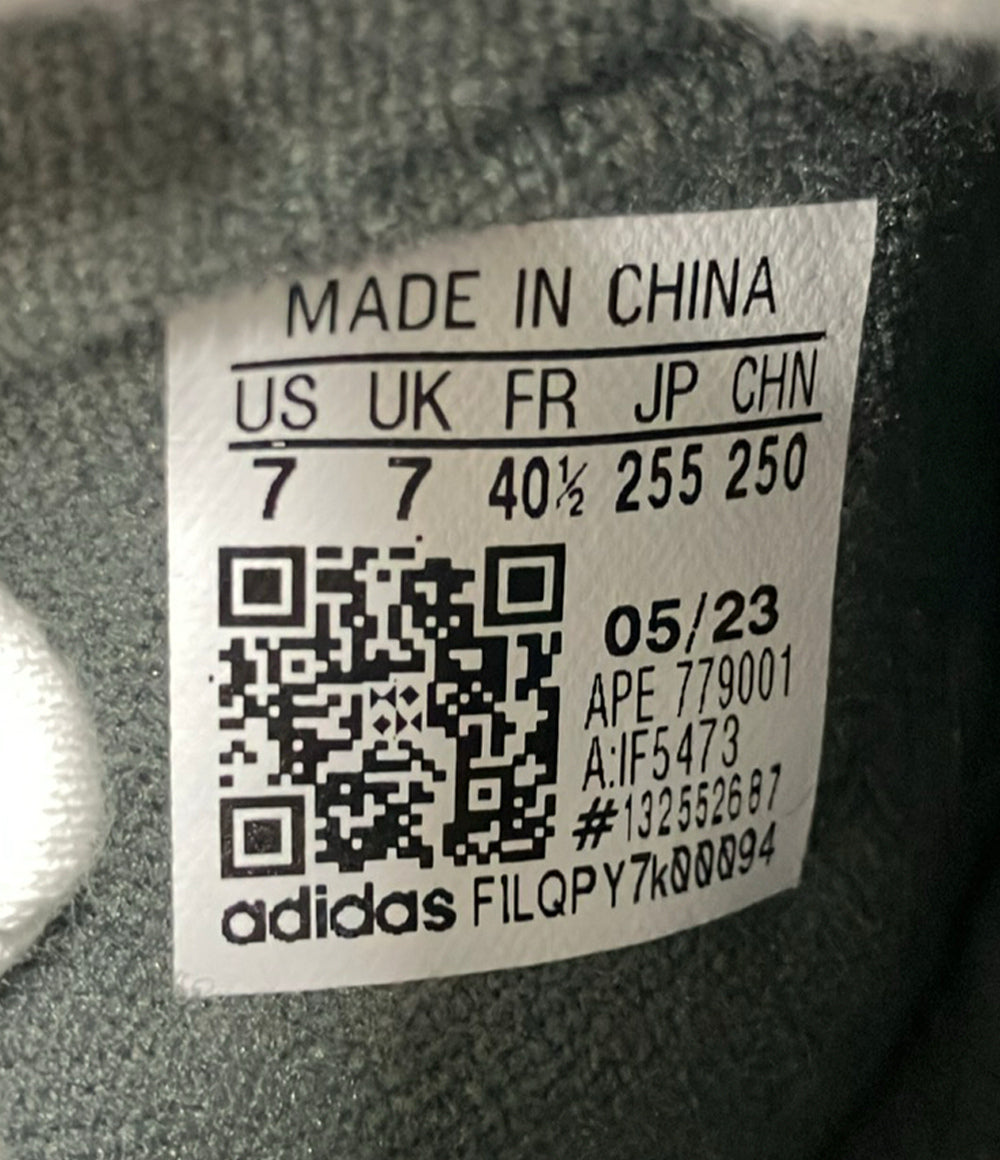 美品 adidas スリッポン PUFFYLETTE IF5473 メンズ SIZE 25.5 アディダス
