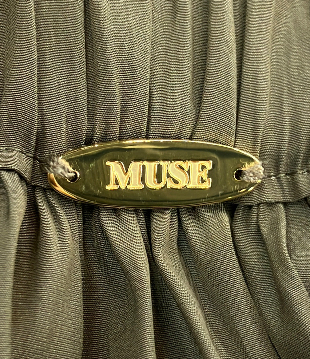 MUSE de Deuxieme Classe ギャザーマキシスカート レディース ミューズ ドゥ ドゥーズィエム クラス
