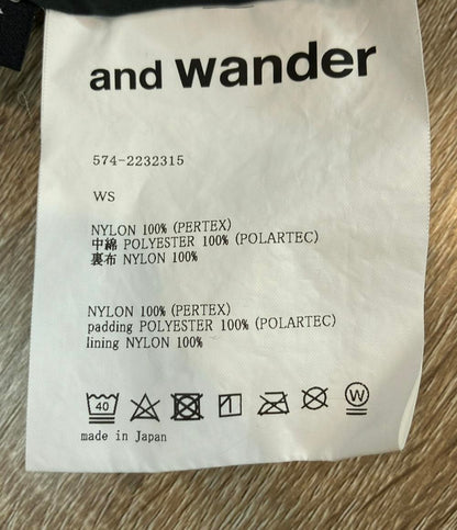 and wander トラックパンツ 574-2232315 レディース SIZE WS (S) アンドワンダー