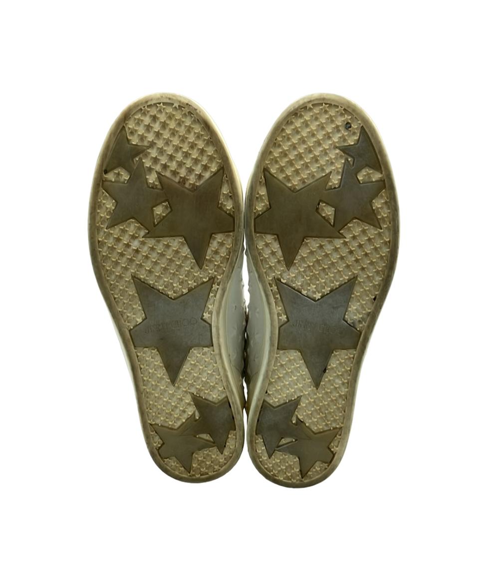 ジミーチュウ　ユージェニー 80 サイズ37 Jimmy Choo ローカットスニーカー スター レディース SIZE 37 (24cm