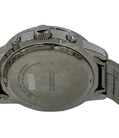 SEIKO 腕時計 クオーツ ブラック 4T53-00A0 メンズ セイコー
