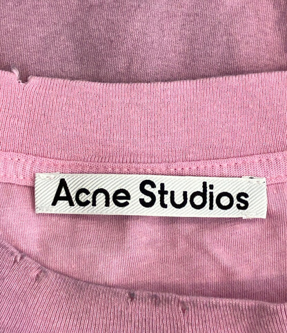 Acne Studios 半袖 スプレー加工ロゴTシャツ ダメージ加工 FN-UX-TSH1000013  CL0196 メンズ レディース SIZE XS アクネ ストゥディオズ