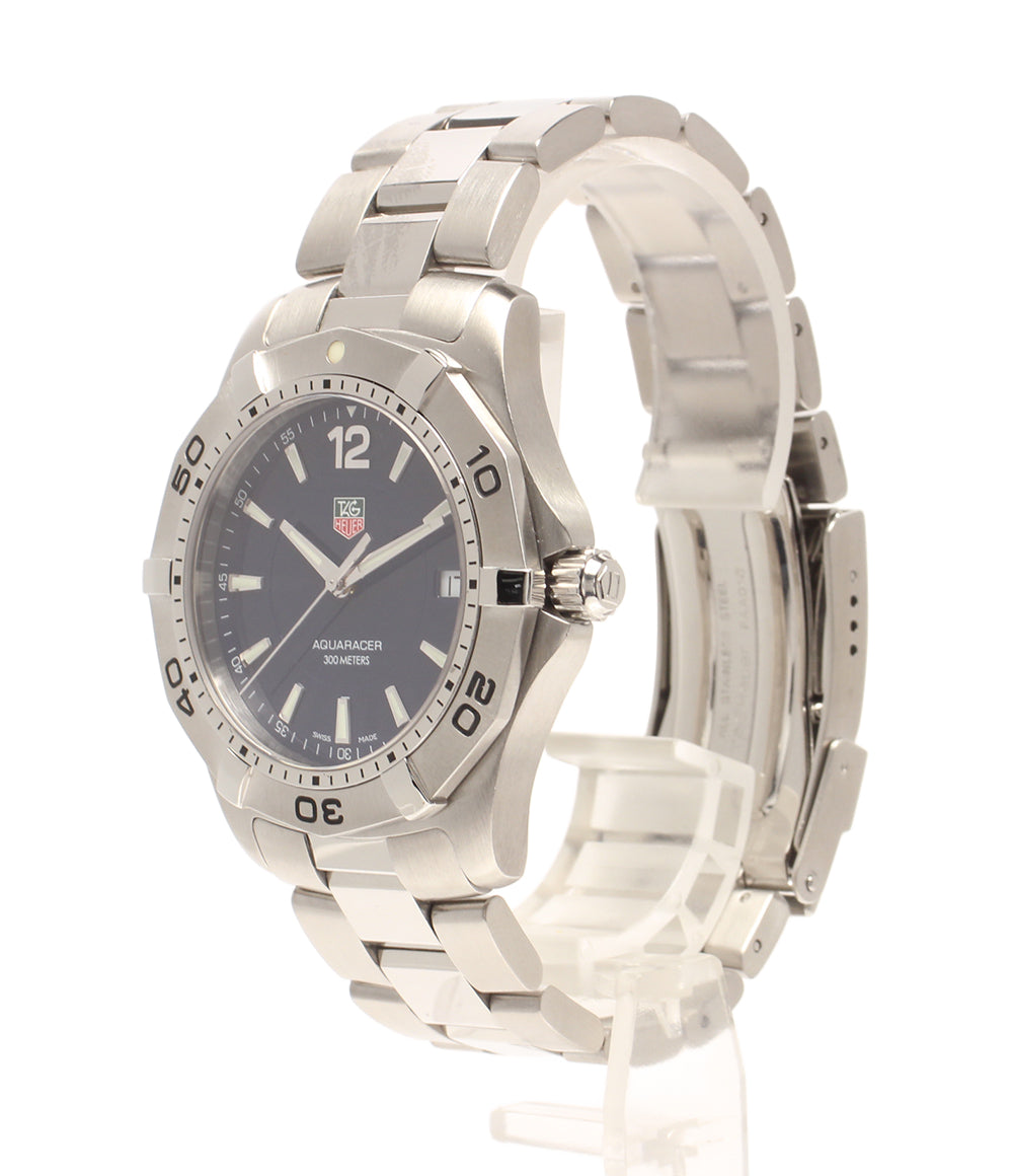 TAG HEUER 腕時計 アクアレーサー クオーツ ネイビー WAF1113 メンズ