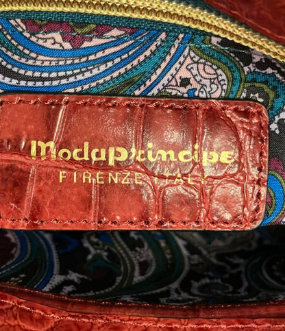 Modaprinci ハンドバッグ クロコ型押し レディース モーダプリンチペ