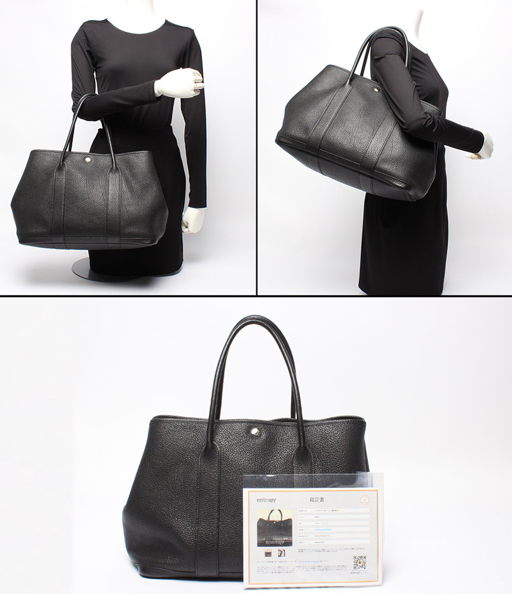 HERMES トートバッグ □Q刻印 シルバー金具 トリヨンクレマン素 ガーデンパーティ PM レディース エルメス