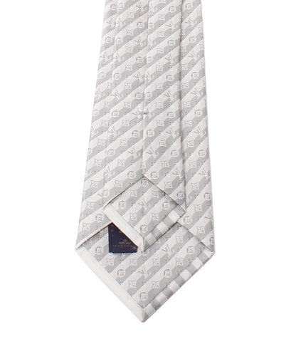 美品 LOUIS VUITTON ネクタイ シルク100％ モノグラム ダイアゴナル M79912 メンズ ルイ・ヴィトン