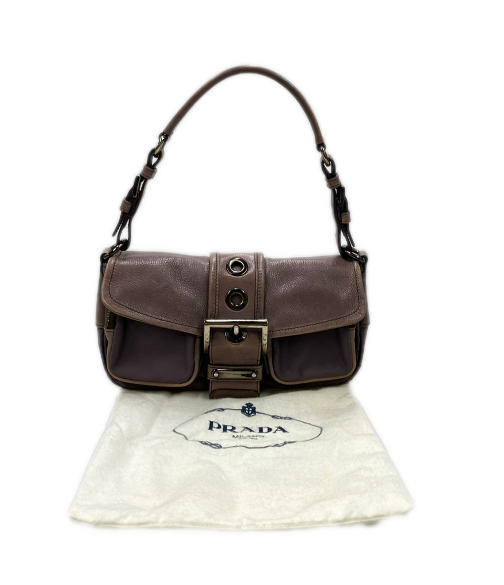 PRADA レザー ショルダーバッグ 肩掛け レディース プラダ