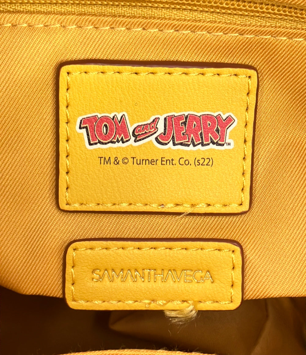 美品 サマンサベガ トムとジェリー ハンドバッグ ショルダーバッグ 2WAY 斜め掛け レディース Samantha Vega TOM and JERRY 美品 Samantha Vega TOM and JERRY ハンドバッグ ショルダーバッグ