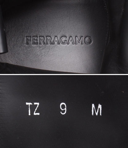 サルヴァトーレフェラガモ ショートブーツ 厚底 サイドファスナー Maxi Tongue Combat Boot メンズ SIZE 9 (L) Salvatore Ferragamo