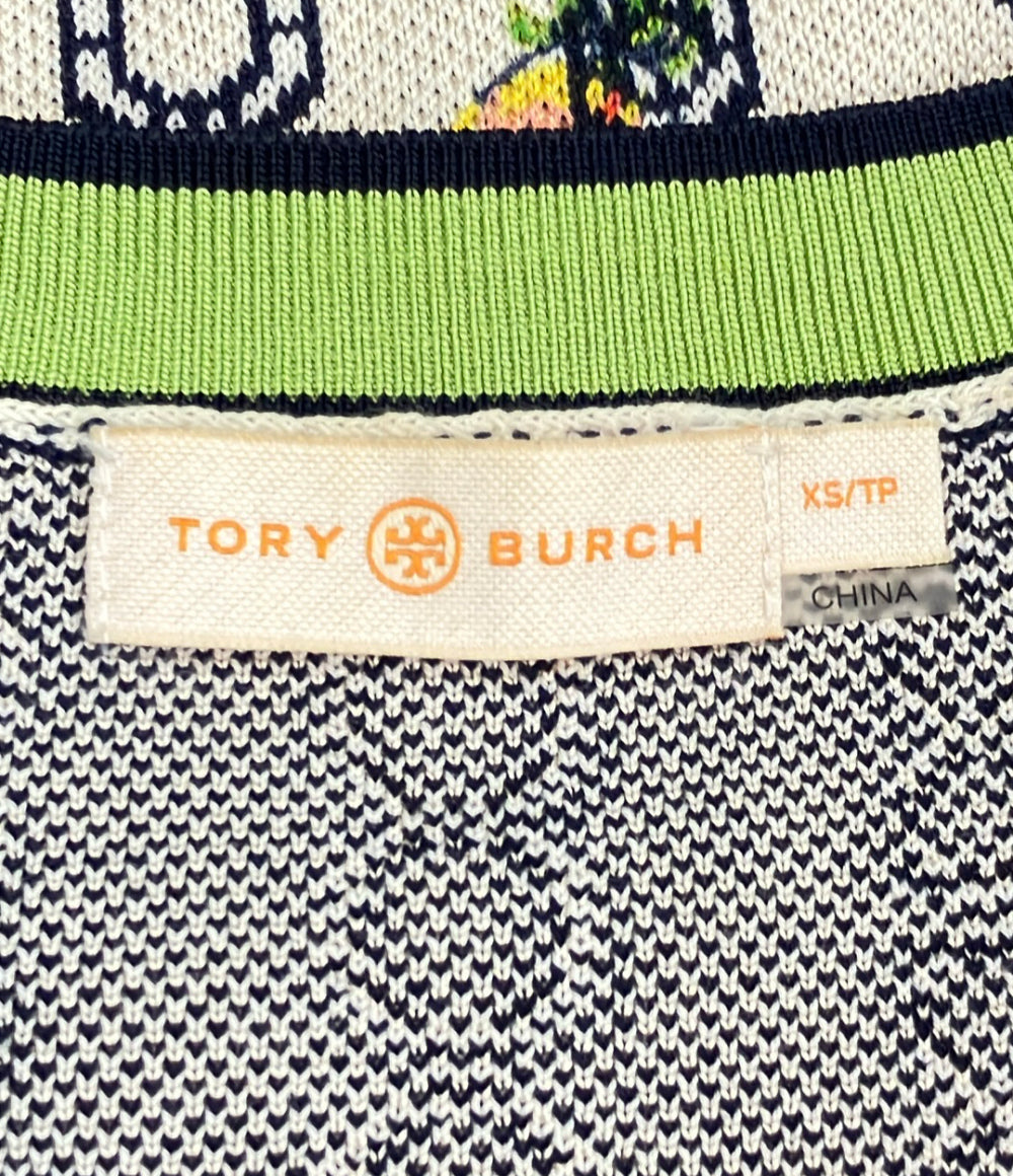 Tory Burch カーディガン  花柄 レディース SIZE XS トリーバーチ