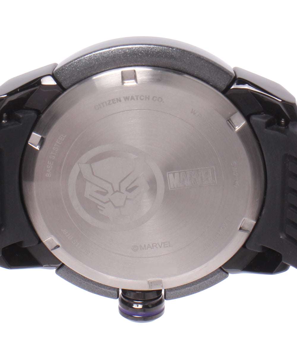 CITIZEN 腕時計 マーベル ブラックパンサー ソーラー ブラック AW1615-05W メンズ シチズン