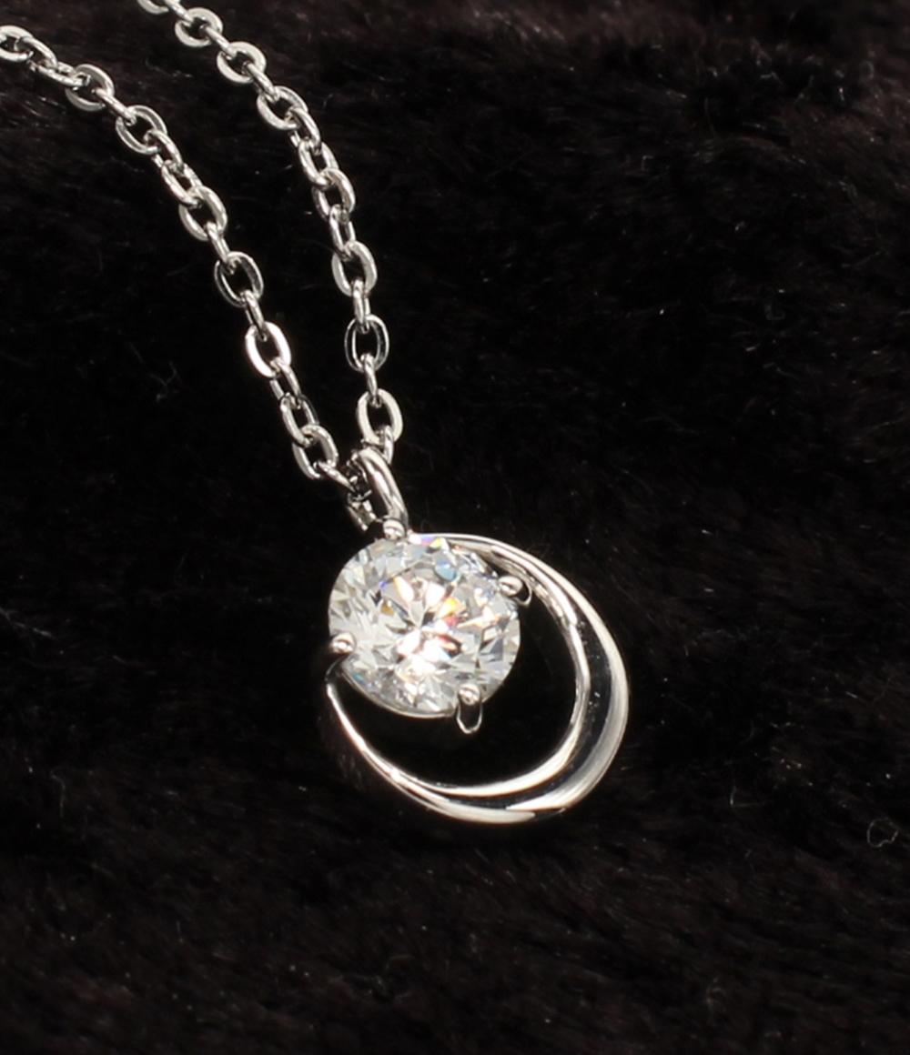 美品 カナルヨンドシー ネックレス SV ラインストーン 株主優待品 レディース canal4℃