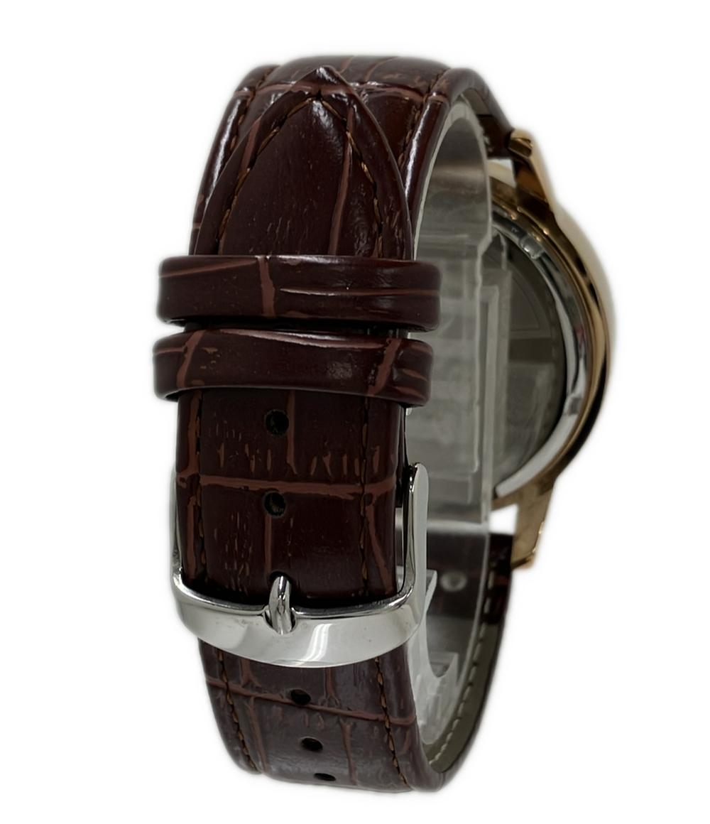 LIGE 腕時計 クオーツ ブラック メンズ リジェ