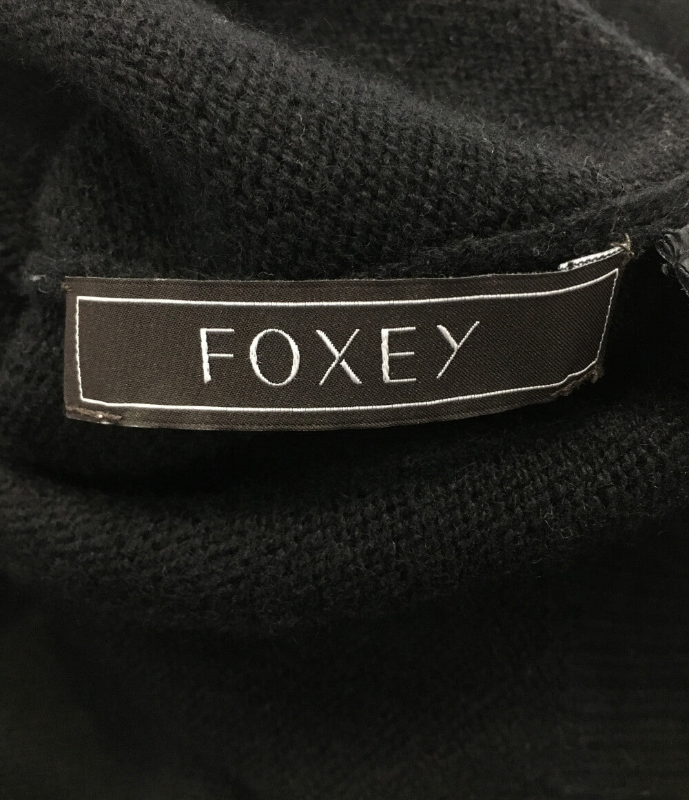 フォクシー  カシミアカーディガン ブラック 19AW    40331 レディース SIZE M  foxey