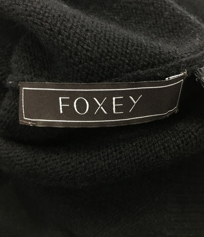 Foxy แคชเมียร์คาร์ดิแกนสีดำ 19AW ขนาด 40,331 สตรี M Foxey