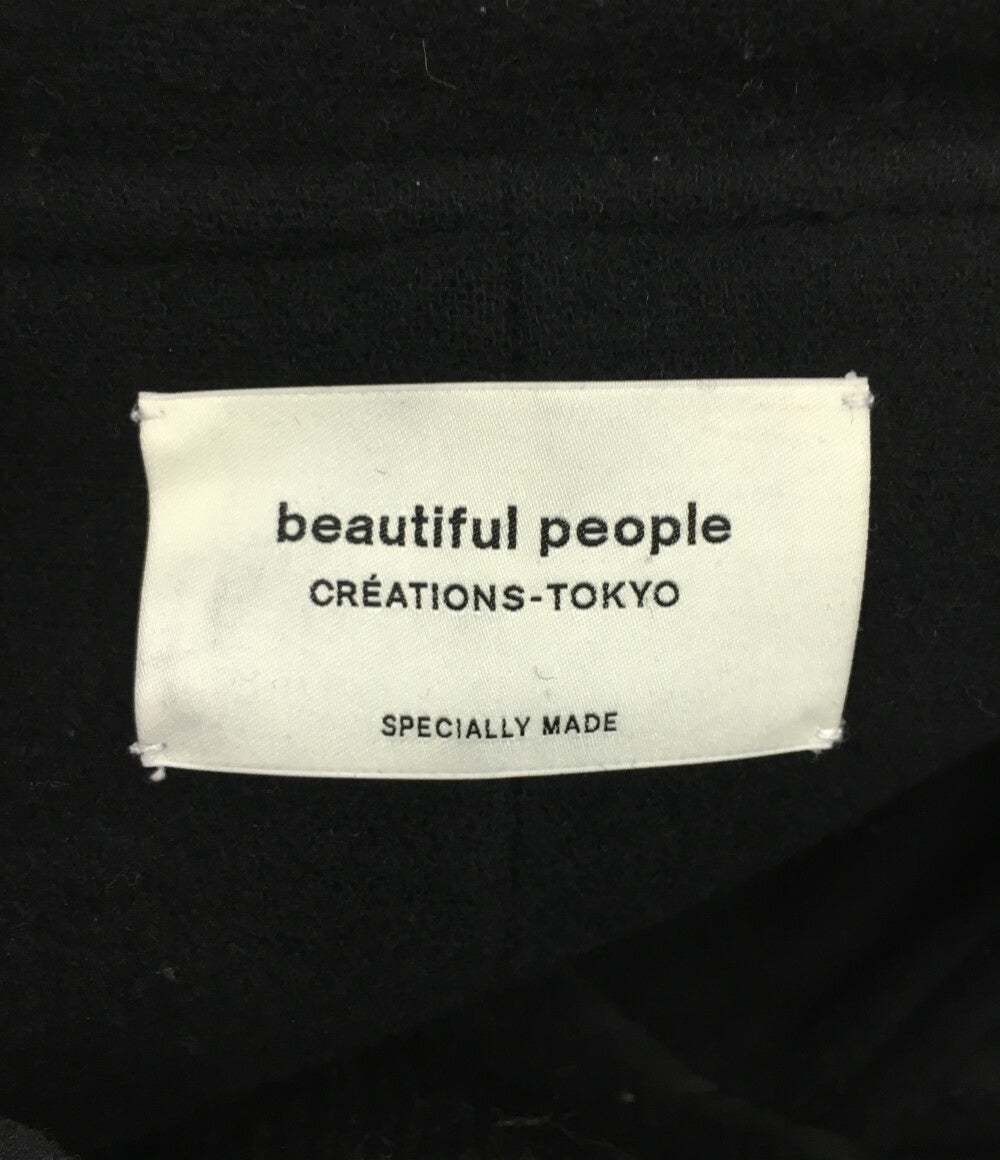 beautiful people ダッフルコート ブラック 1735103015 キッズ SIZE 160 ビューティフルピープル