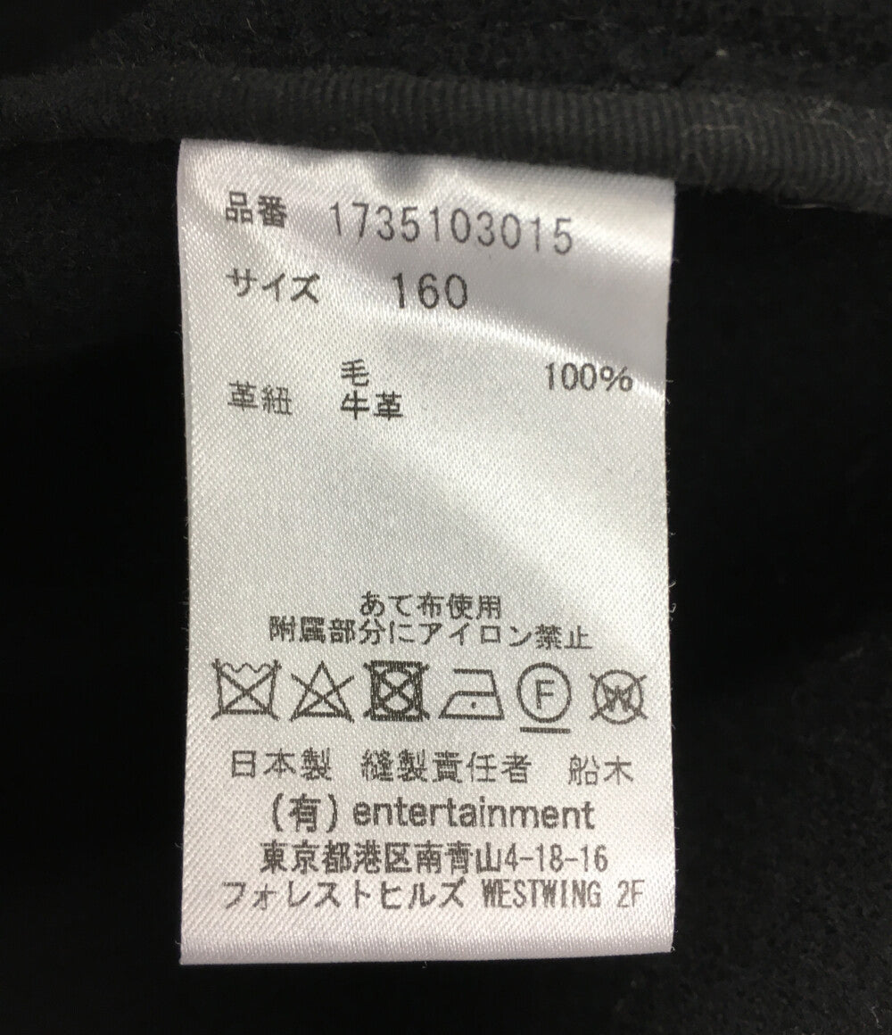 beautiful people ダッフルコート ブラック 1735103015 キッズ SIZE 160 ビューティフルピープル