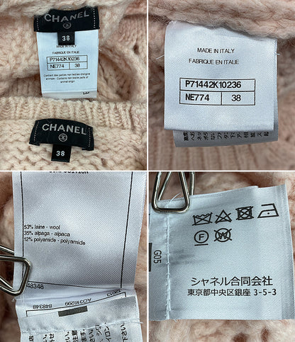 シャネル  cc ニット ケープ リボン 21-22AW    P71442 レディース SIZE 38  CHANEL