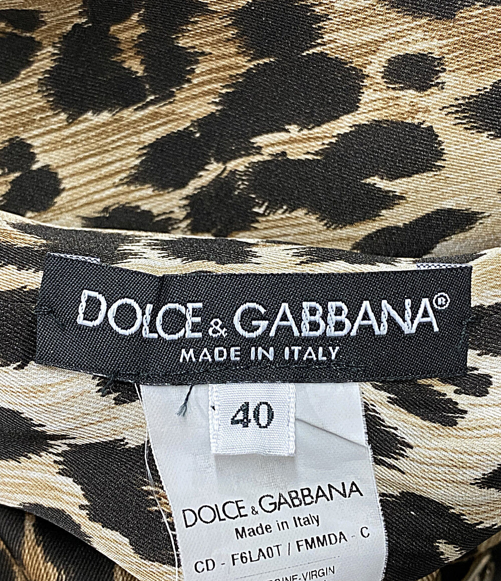 ドルチェアンドガッバーナ ノースリーブワンピース ツイード      レディース SIZE 40  DOLCE ＆ GABBANA