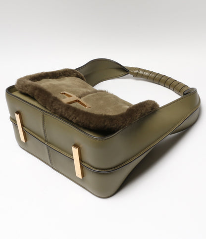 TOD’S トートバッグ ムートン Tタイムレス レディース トッズ