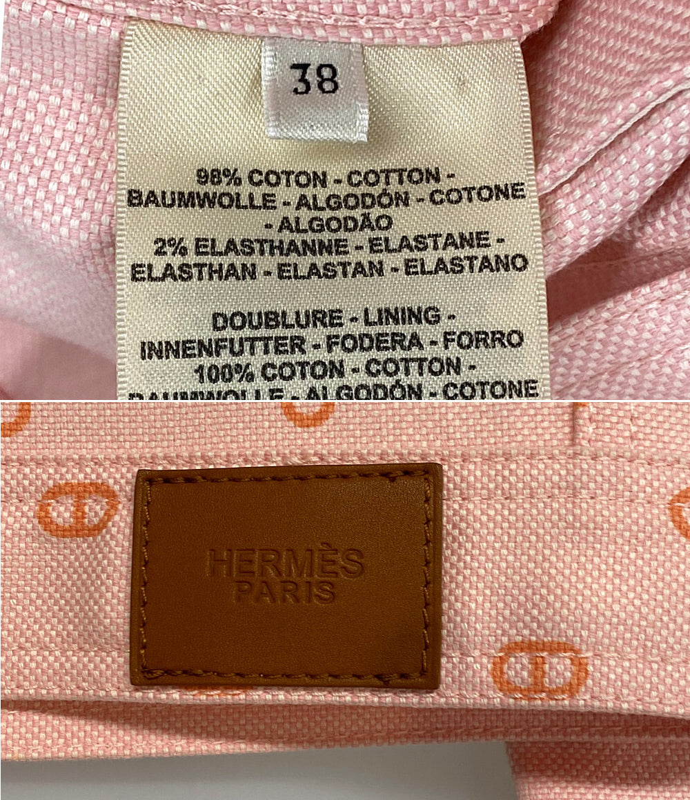 エルメス 美品 デニムジャケット シェーヌダンクル 23SS     レディース SIZE 38  HERMES