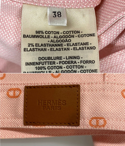 エルメス 美品 デニムジャケット シェーヌダンクル 23SS     レディース SIZE 38  HERMES