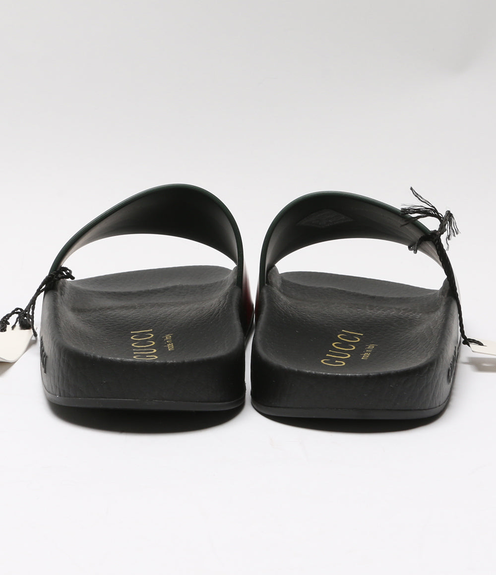 グッチ 美品 サンダル PALACE Logo Web Sandal     723352 メンズ SIZE 38  GUCCI