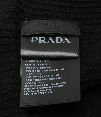 プラダ  ニット帽 ビーニー ブラック     UMD489 レディース SIZE M  PRADA