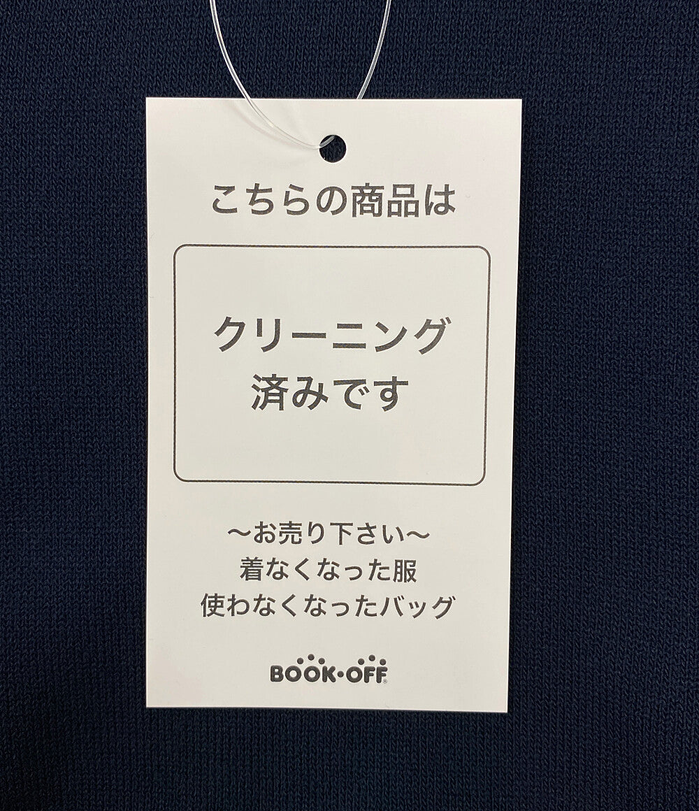 BORDERS at BALCONY ボーダーズ アット バルコニー スカラップ ニットドレス ワンピース レディース SIZE 36