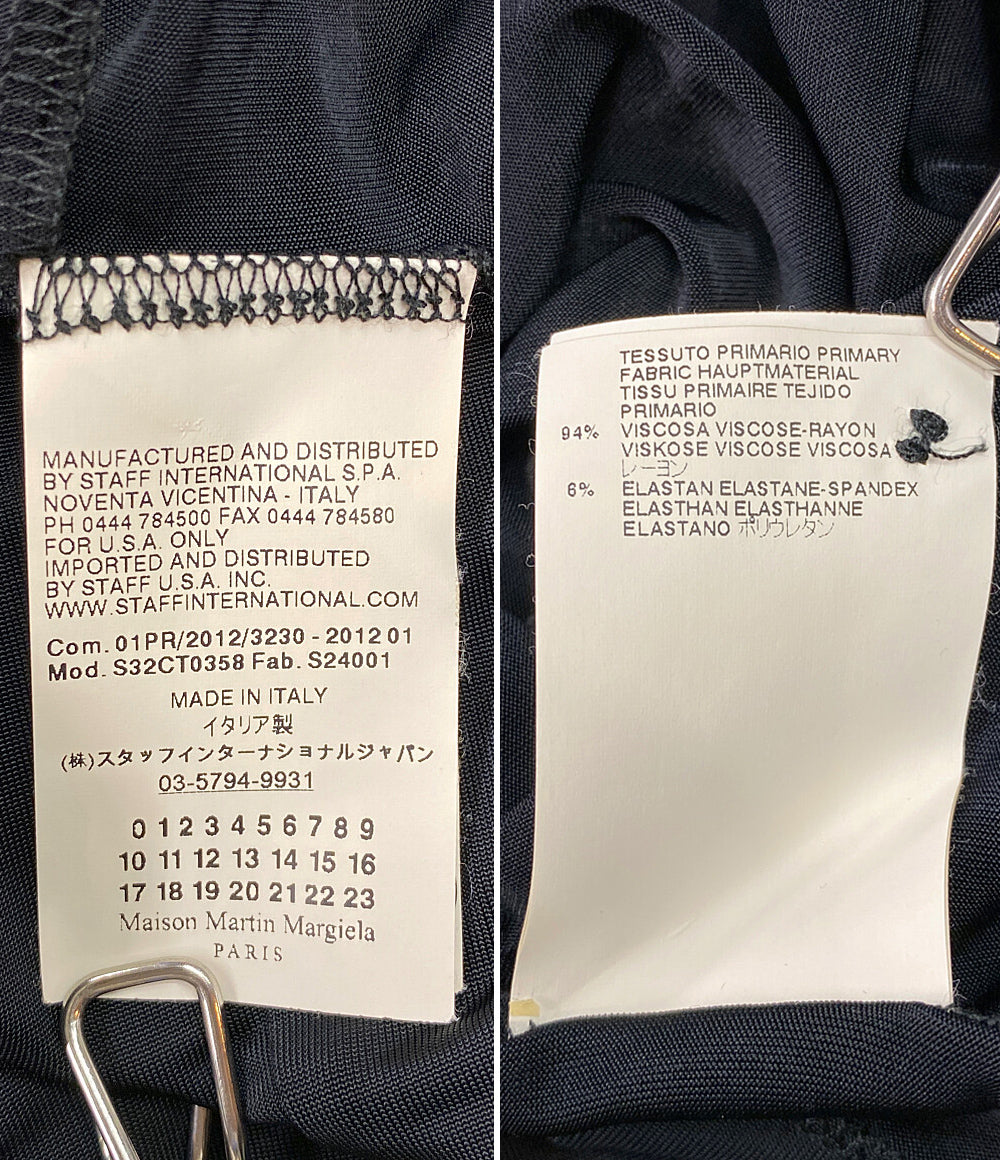 メゾン マルジェラ ワンピース ブラック     S32CT0358 レディース SIZE XL  Maison Margiela