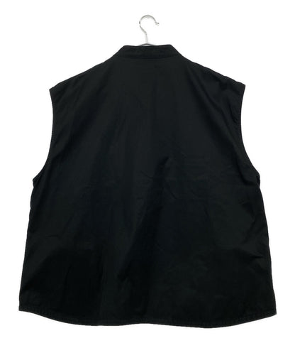 ポータークラシック ベスト プルオーバー ボタン コットン ブラック メンズ SIZE M Porter Classic