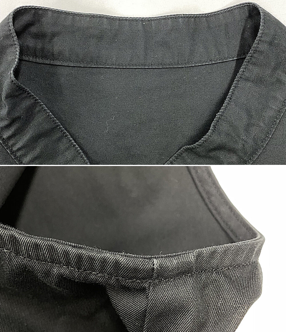 ポータークラシック ベスト プルオーバー ボタン コットン ブラック メンズ SIZE M Porter Classic