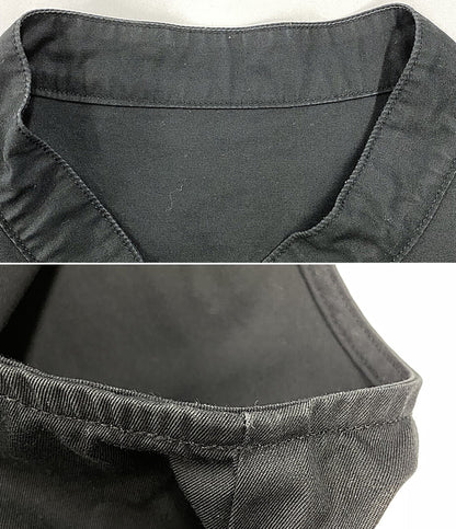 ポータークラシック ベスト プルオーバー ボタン コットン ブラック メンズ SIZE M Porter Classic