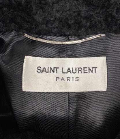 サンローラン  チェスターコート ブラック 2018AW     メンズ SIZE 46  SAINT LAURENT