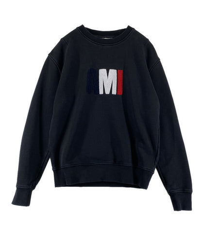 アミ アレクサンドル マテュッシ スウェットシャツ ブラック       レディース SIZE S  AMI Alexandre Mattiussi