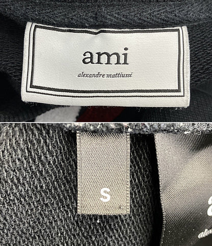 アミ アレクサンドル マテュッシ スウェットシャツ ブラック       レディース SIZE S  AMI Alexandre Mattiussi