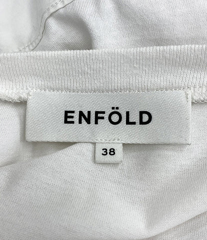 エンフォルド  半袖カットソー  コットン　ホワイト     300FS880-2770 レディース SIZE 38  ENFOLD