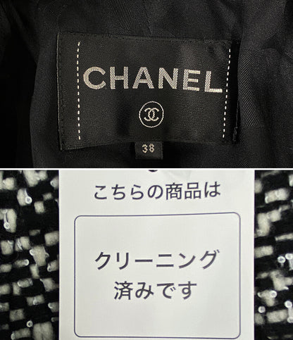 シャネル  シングルコート ツイード       レディース SIZE 38  CHANEL