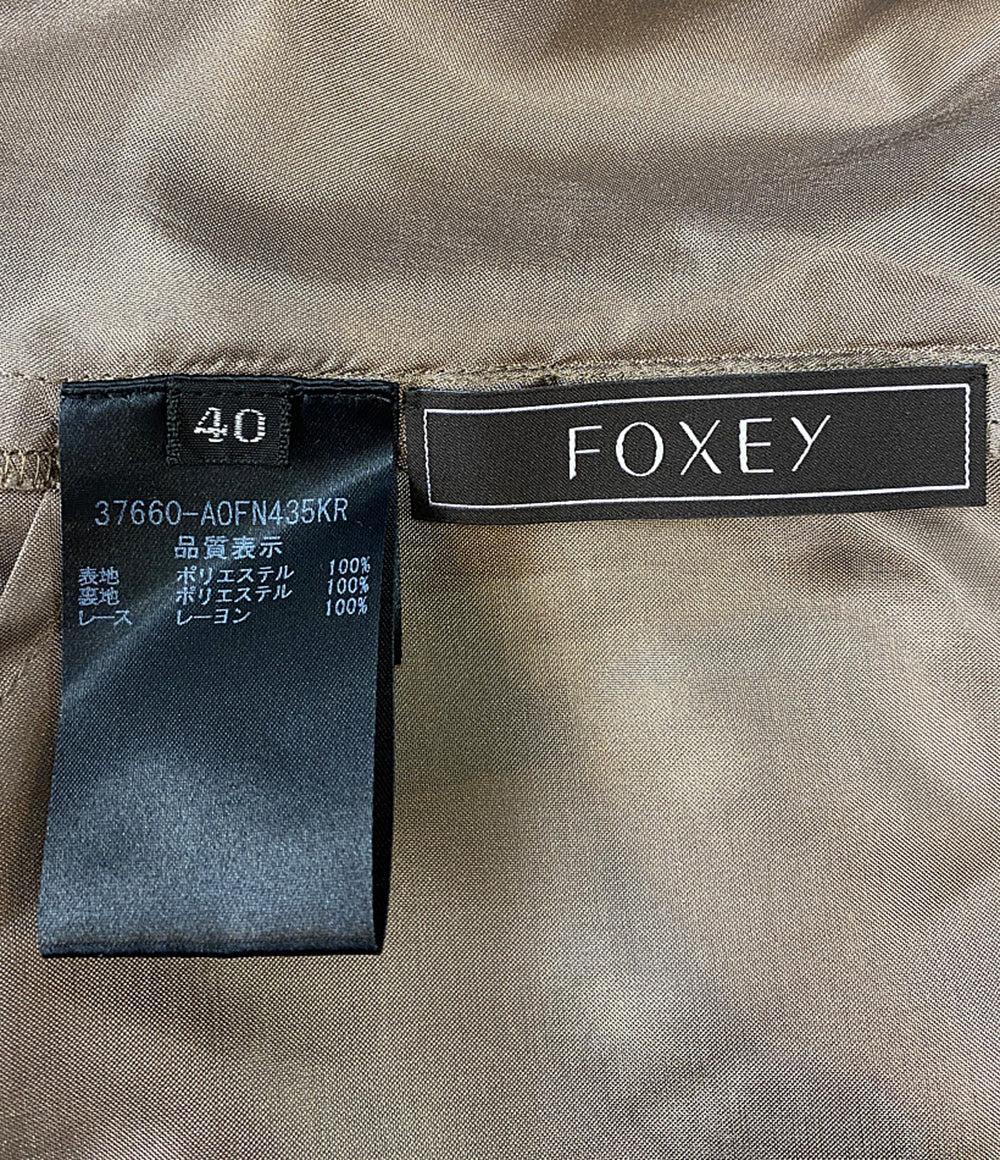 フォクシー 裾プリーツワンピース レディース SIZE 40 foxey