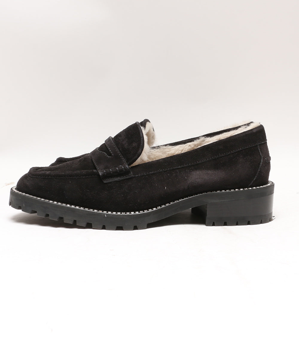 【美品】ジミーチュウ クリスタル ビジュー ローファー ブラック スエード 最終値下げ‼️JIMMY CHOO ビジュー ローファー 【公式通販】