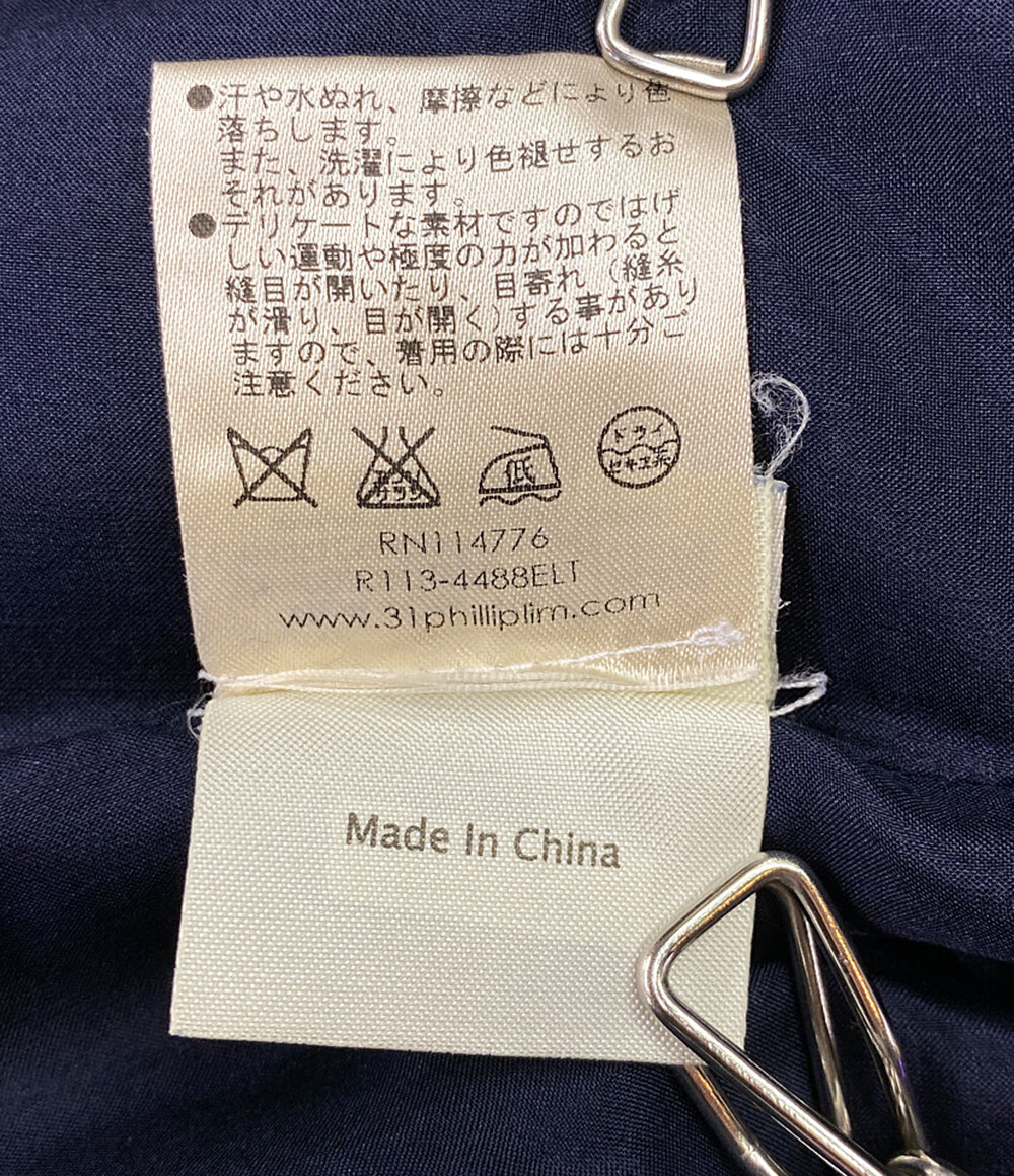 3.1 Phillip Lim ノースリーブワンピース ドレス ネイビー レディース SIZE - 3.1フィリップリム