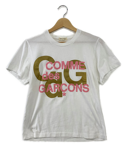 コムデギャルソン  半袖Ｔシャツ ロゴプリント ホワイト      レディース SIZE -  COMME des GARCONS