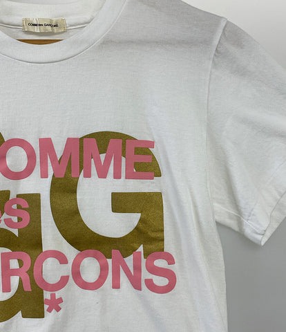 コムデギャルソン  半袖Ｔシャツ ロゴプリント ホワイト      レディース SIZE -  COMME des GARCONS